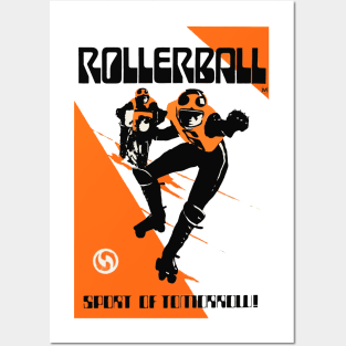 ROLLERBALL Sport of Tomorrow! 1975 Posters and Art